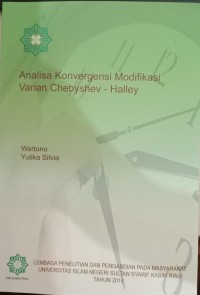 Image of Analisa Konvergensi Modifikasi Varian Chebyshev - Halley