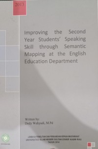 Image of Improving The Second Year Students\' Speaking Skill Through Semantic Mapping At The English Education Department