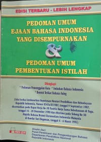 Image of Pedoman Umum Ejaan Bahasa Indonesia Yang Disempurnakan & Pedoman Umum Pembentukan Istilah Edisi Terbaru Lebih Lengkap