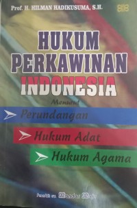 Image of Hukum Perkawinan Indonesia
