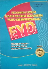 Image of Pedoman Umum Ejaan Bahasa Indonesia Yang Disempurnakan EYD